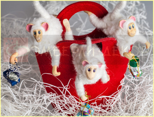 Фигурка символ года - МАРТЫШКА