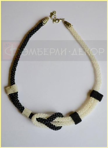 Колье ЧЕРНОЕ & БЕЛОЕ