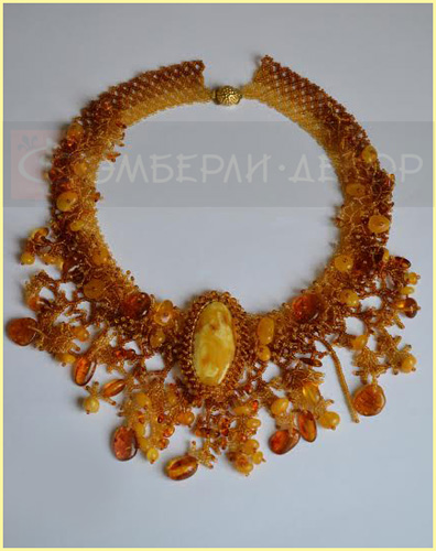 Колье ЯНТАРНАЯ СКАЗКА
