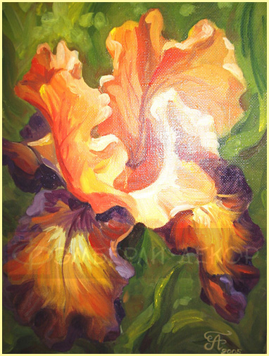 Живопись маслом ИРИС