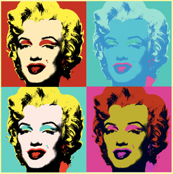 Э. Уорхол. Четыре Мэрилин 1962