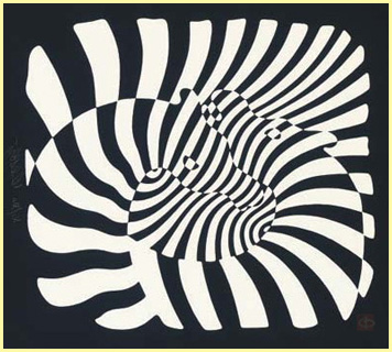 В. Вазарели. Зебры.1939