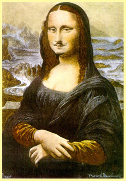 М. Дюшан. Мона Лиза с усами. 1919