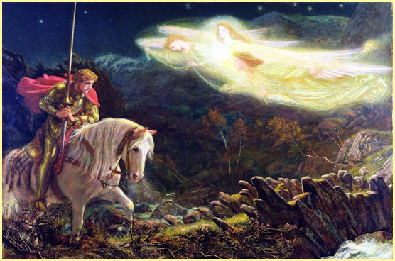 А. Хьюз. Сэр Галахард. 1865 – 1870