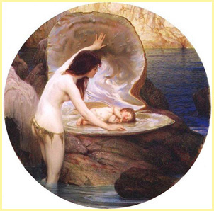 Г. Д. Дрэппер. Дитя воды. 1900