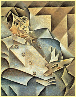 Х. Грис. Посвящается Пикассо. 1911