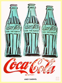 Э. Уорхол. Зелёные бутылки Кока-Колы. 1962