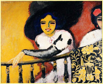 К. ван Донген. Женщина на балконе. 1907