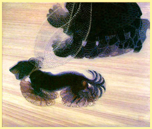 Д. Балла. Динамизм собаки на поводке. 1912